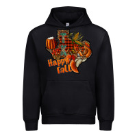 Black happy fall texas Urban Hoodie - CowhideDigitalArt