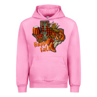Fuchsia Pink happy fall texas Urban Hoodie - CowhideDigitalArt