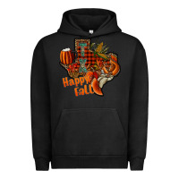 Pigment Black happy fall texas Urban Hoodie - CowhideDigitalArt
