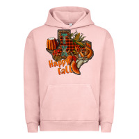 Pigment Salmon happy fall texas Urban Hoodie - CowhideDigitalArt
