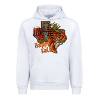 White happy fall texas Urban Hoodie - CowhideDigitalArt