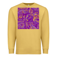 Antique Gold Abstract Mardi Gras Seamless Pattern Premium Sweatshirt - FaDigitalArtStudio