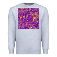 Heather Grey Abstract Mardi Gras Seamless Pattern Premium Sweatshirt - FaDigitalArtStudio