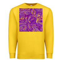 Lemon Abstract Mardi Gras Seamless Pattern Premium Sweatshirt - FaDigitalArtStudio