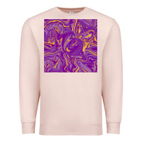 Pale Pink Abstract Mardi Gras Seamless Pattern Premium Sweatshirt - FaDigitalArtStudio