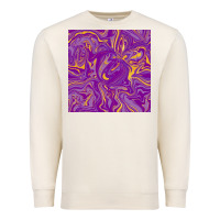 Sandshell Abstract Mardi Gras Seamless Pattern Premium Sweatshirt - FaDigitalArtStudio