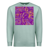 Seafoam Abstract Mardi Gras Seamless Pattern Premium Sweatshirt - FaDigitalArtStudio