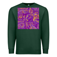 Sports Green Abstract Mardi Gras Seamless Pattern Premium Sweatshirt - FaDigitalArtStudio