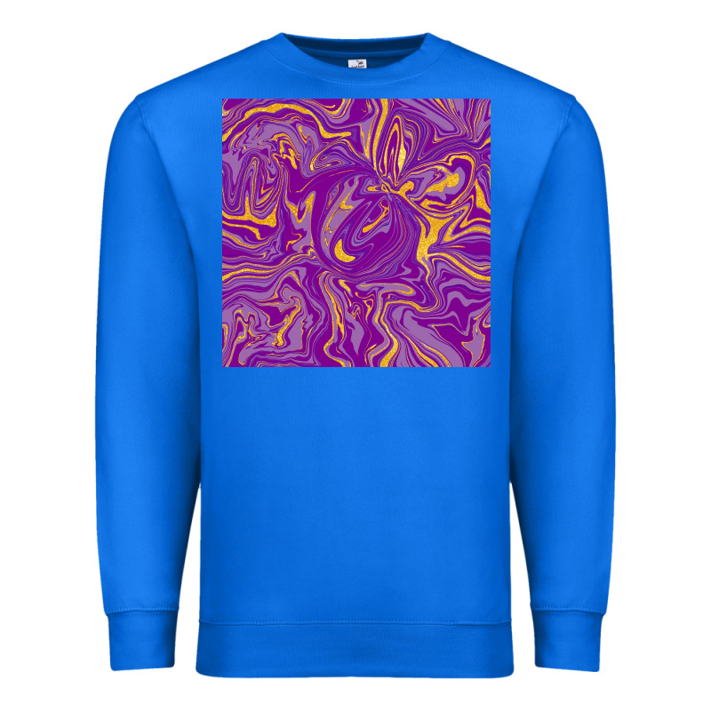 Abstract Mardi Gras Seamless Pattern Premium Sweatshirt by FaDigitalArtStudio | Teevron
