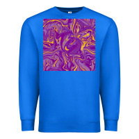 True Royal Abstract Mardi Gras Seamless Pattern Premium Sweatshirt - FaDigitalArtStudio
