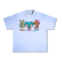 Grape Ice Peace Love Easter Jesus Urban Heavy Tee - BundleAndBundleShop