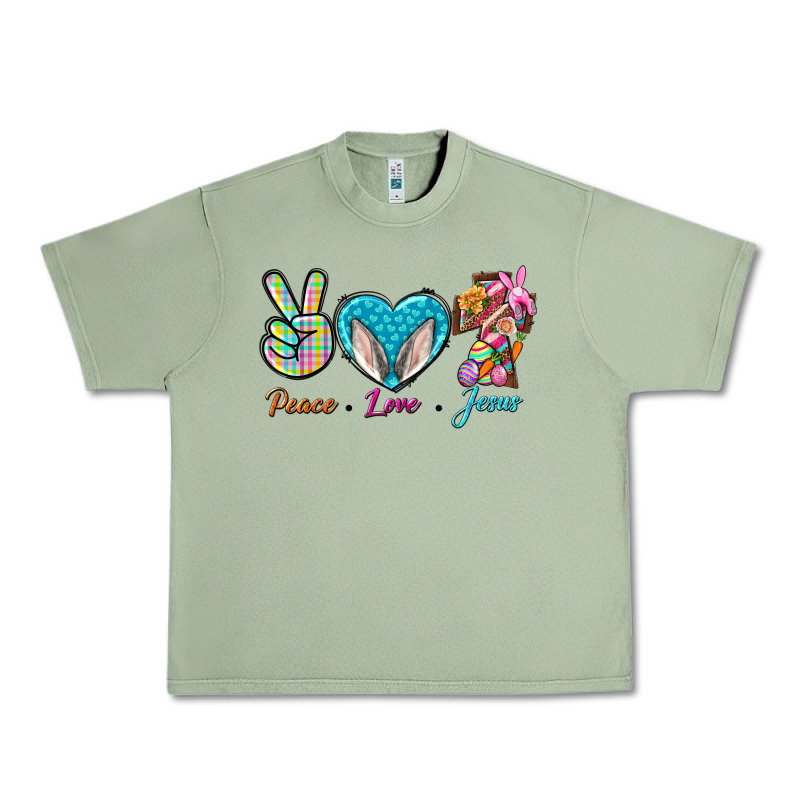 Peace Love Easter Jesus Urban Heavy Tee by BundleAndBundleShop | Teevron