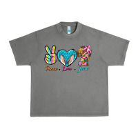 Tornado Peace Love Easter Jesus Urban Heavy Tee - BundleAndBundleShop