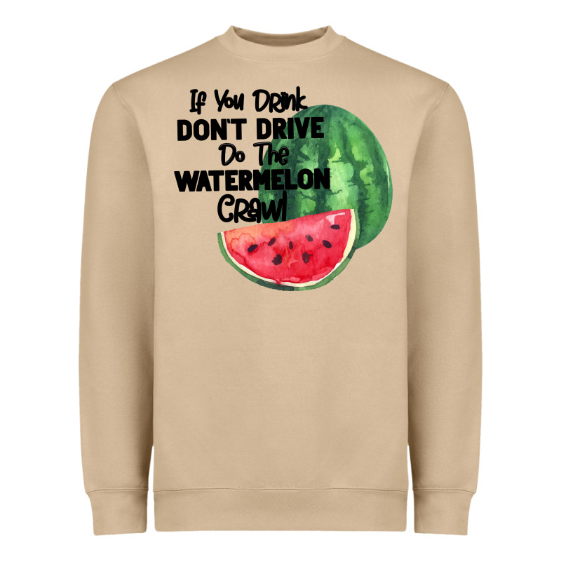 Watermelon Crawl Heavyweight Sweatshirt by Bettercallsaul | Teevron