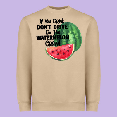 Watermelon Crawl Heavyweight Sweatshirt Designed By Bettercallsaul