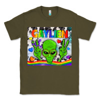 Army Green LGBTQ Gaylien Tumbler Classic Tee - BundleAndBundleShop