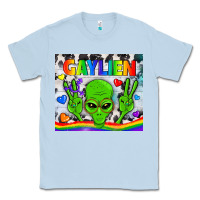 Dusty Blue LGBTQ Gaylien Tumbler Classic Tee - BundleAndBundleShop