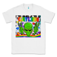 White LGBTQ Gaylien Tumbler Classic Tee - BundleAndBundleShop