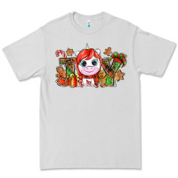 Dove Grey Joy unicorn Christmas Premium Tee - NancyCooperArtShop