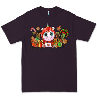 Plum Joy unicorn Christmas Premium Tee - NancyCooperArtShop