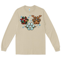 Mushroom Christmas paws Long Sleeve Tee - RanaPortraitStore