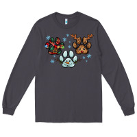 Smoke Christmas paws Long Sleeve Tee - RanaPortraitStore