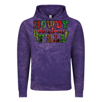 Cloud Purple Howdy Christmas y'all Vintage Hoodie - NancyCooperArtShop