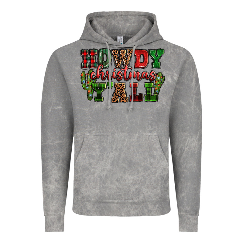 Howdy Christmas Y'all Vintage Hoodie by NancyCooperArtShop | Teevron
