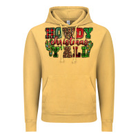 Vintage Mustard Howdy Christmas y'all Vintage Hoodie - NancyCooperArtShop