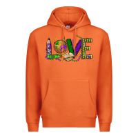 Carrot love teacher mardi gras Premium Hoodie - OliviaCreatesArt