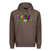 Coffee love teacher mardi gras Premium Hoodie - OliviaCreatesArt