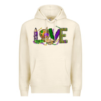 Tofu love teacher mardi gras Premium Hoodie - OliviaCreatesArt