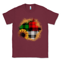 Burgundy sunflower christmas patch3 Classic Tee - JahusDesignShop
