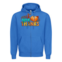 True Royal give thanks Zipper Hoodie - CowGirlArtShop
