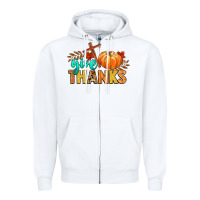 Give Thanks Zipper Hoodie | Teevron