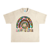Sandshell Happy Easter Rainbow Urban Heavy Tee - BundleAndBundleShop