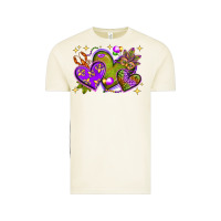 Vintage Arctic Mardi Gras Hearts Vintage Tee - BundleAndBundleShop