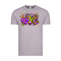 Vintage Zinc Mardi Gras Hearts Vintage Tee - BundleAndBundleShop