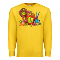 Lemon Softball Coffee Mug Premium Sweatshirt - FaDigitalArtStudio