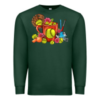 Sports Green Softball Coffee Mug Premium Sweatshirt - FaDigitalArtStudio
