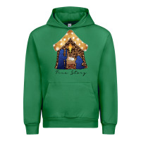Emerald True Story Black Urban Hoodie - CowhideDigitalArt