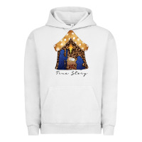 Pigment Lunar Rock True Story Black Urban Hoodie - CowhideDigitalArt