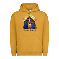 Pigment Peanut Butter True Story Black Urban Hoodie - CowhideDigitalArt