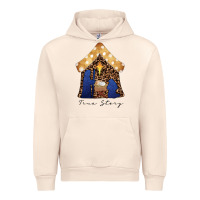 Sandshell True Story Black Urban Hoodie - CowhideDigitalArt