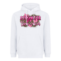 White Stronger than Cancer Heavyweight Hoodie - FaDigitalArtStudio