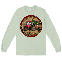 Matcha Christmas Tractor Long Sleeve Tee - RanaPortraitStore