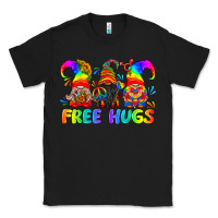 Black LGBTQ Free Hugs Gnomes Classic Tee - BundleAndBundleShop