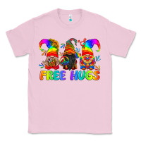 Bubblegum Pink LGBTQ Free Hugs Gnomes Classic Tee - BundleAndBundleShop