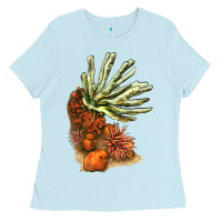 Baby Blue Coral Reef Ladies Tee - LillyAllenDesigns