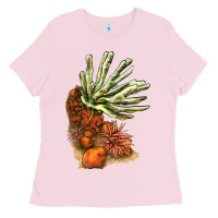 Bubblegum Pink Coral Reef Ladies Tee - LillyAllenDesigns